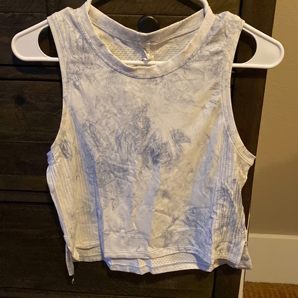 Cropped tie dye